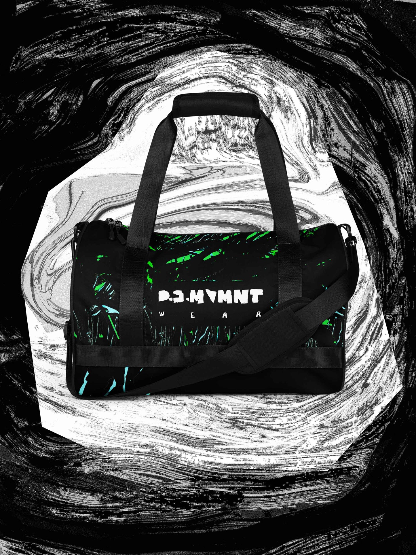 BLACK RISING Gym Bag