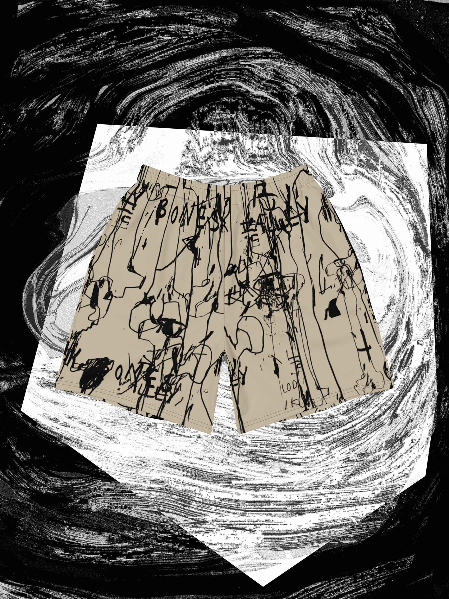 DRY BONES Recycled Athletic Shorts