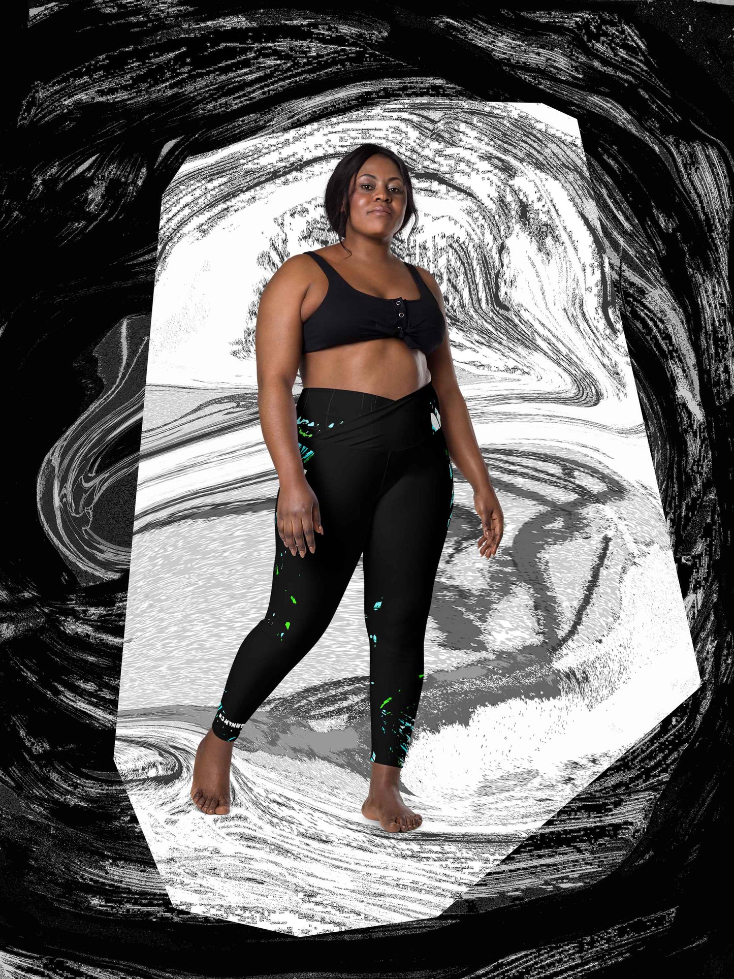 BLACK RISING Leggings